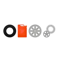 Car And Auto Spare Parts With Tyre Ring