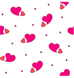 Heart For Valentines Day Seamless Pattern