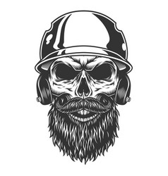 Skull In The Baseball Hat