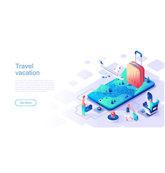 Travel Vacation Landing Page Template