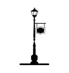 Street Lamp Post Silhouette