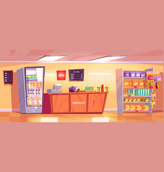 Konbini Japanese Convenience Store Interior