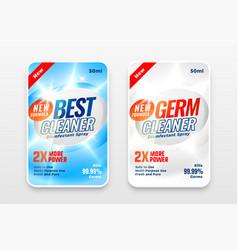 Cleaning Detergent Label Stickers For Product