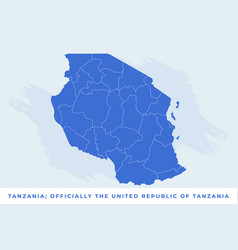 National Map Of Tanzania