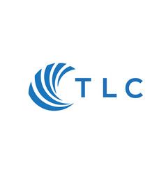 Tlc Letter Logo Design On White Background