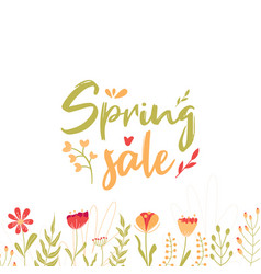 Spring Sale Lettering Banner