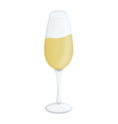 Champagne Glass Party Isolated Clipart