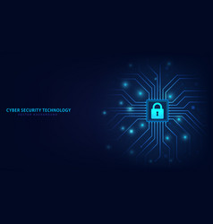 Cyber Security Technology On Circuit Board