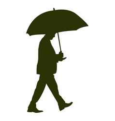 Man Walking With Umbrella 7