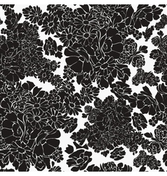 Pattern Black Flor