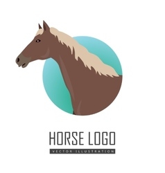 Sorrel Horse In Flat Design