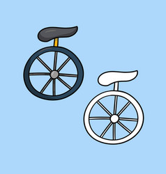 A Set Of Images Unicycle For Performing Tricks