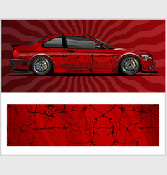 American Flag Car Wrap Design Graphics