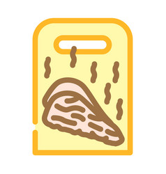 Meat Smoked Color Icon