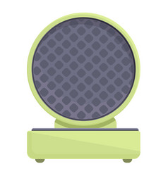 Belgian Waffle Maker Icon Cartoon Iron