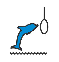 Jump Dolphin Icon