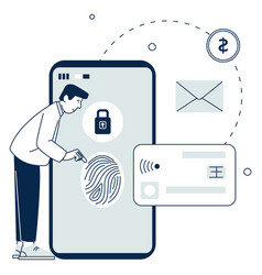 Mobile Payment Fingerprint Protection Concept