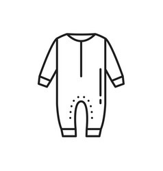 Romper With Long Trousers And Sleeves Isolated