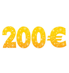 200 Euro Sign Icon Symbol