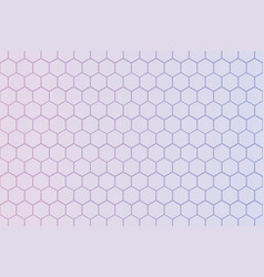 Abstract White Hexagon Background