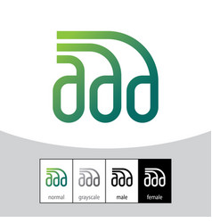 Add Word Logo Green