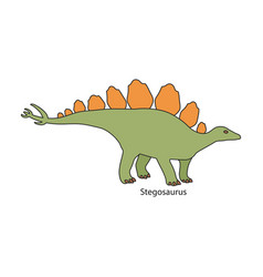 Ancient Dinosaur Iconcolor Logo Isolated