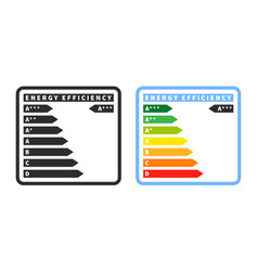 Energy Efficiency Icons Efficiency