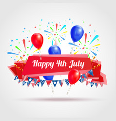 Happy 4th Of July Greeting Postcard