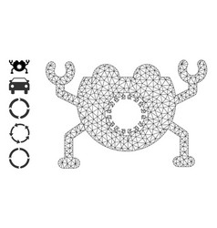 Mesh 2d Virus Nanobot Icon