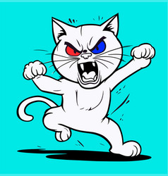 Cat Angry Cartoon