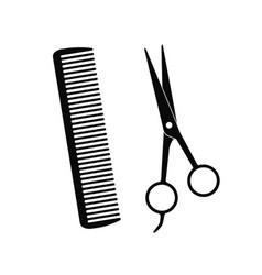 Hair Salon With Scissors And Com