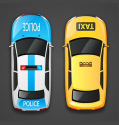 Police And Taxi Cars