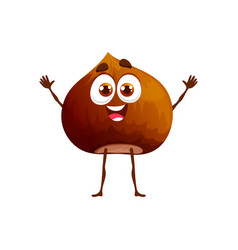 Cartoon Hazelnut Keto Diet Food Funny Character