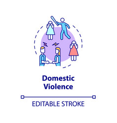 Domestic Violence Concept Icon