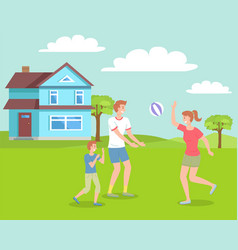 Family Active Holidays Happy Parents With Cheerful