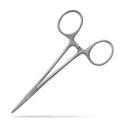 Hemostatic Forceps Moskito For A Temporary Stop