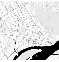 Map Of Bangui City Central African Republic Urban