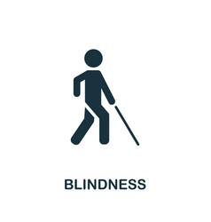 Blindness Icon Simple From Ophthalmology