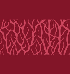 Abstract Seamless Crimson Banner With Pink