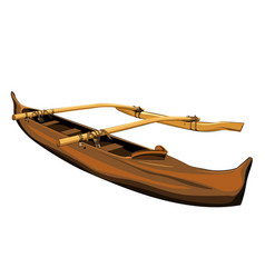 Hawaiian War Canoe Outrigger