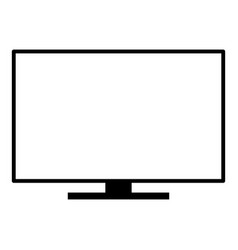 Big Tv Icon Outline Design