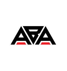 Aba Triangle Letter Logo Design