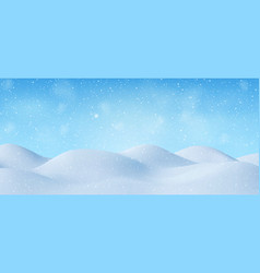 3d Natural Winter Christmas Background