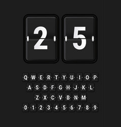 Black Plastic Numbers And Letters Clipart