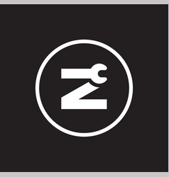 Letter Z Wrench Logo Design