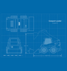 Outline Compact Loader Contour Side Front Top