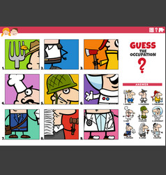 Guess The Occupation Cartoon Educational Game