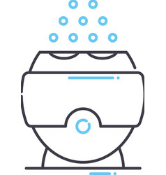 Air Purifier Line Icon Outline Symbol