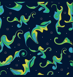 Ink Splash Abstract Seamless Pattern Design