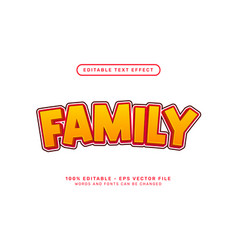 Family 3d Text Effect And Editable Text Effect